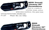 MSR Denali Llama snowshoes