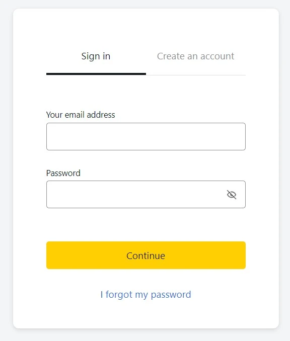 Exness Sign In - Login.