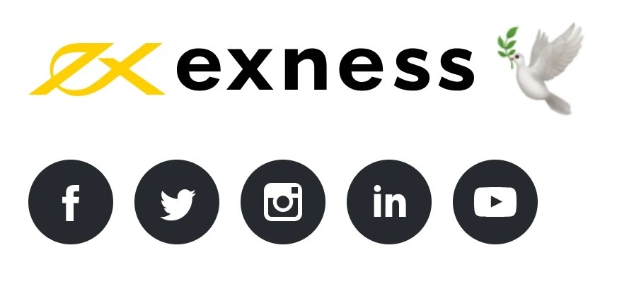 Exness social networks.
